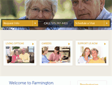 Tablet Screenshot of farmingtonpresbyterianmanor.org